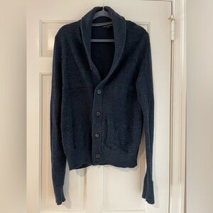 Like New - Medium BR Shawl Neck Cardigan Navy